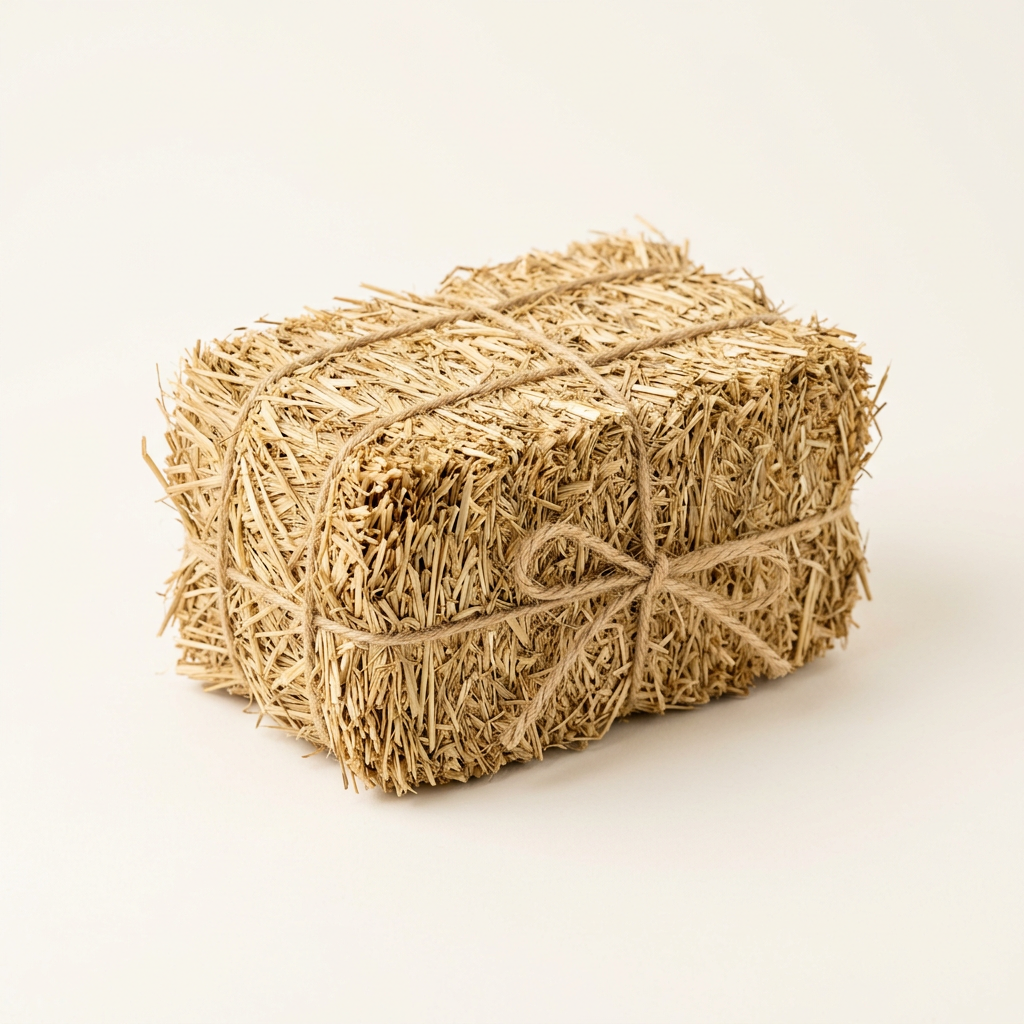 Small quarter-size hay bale