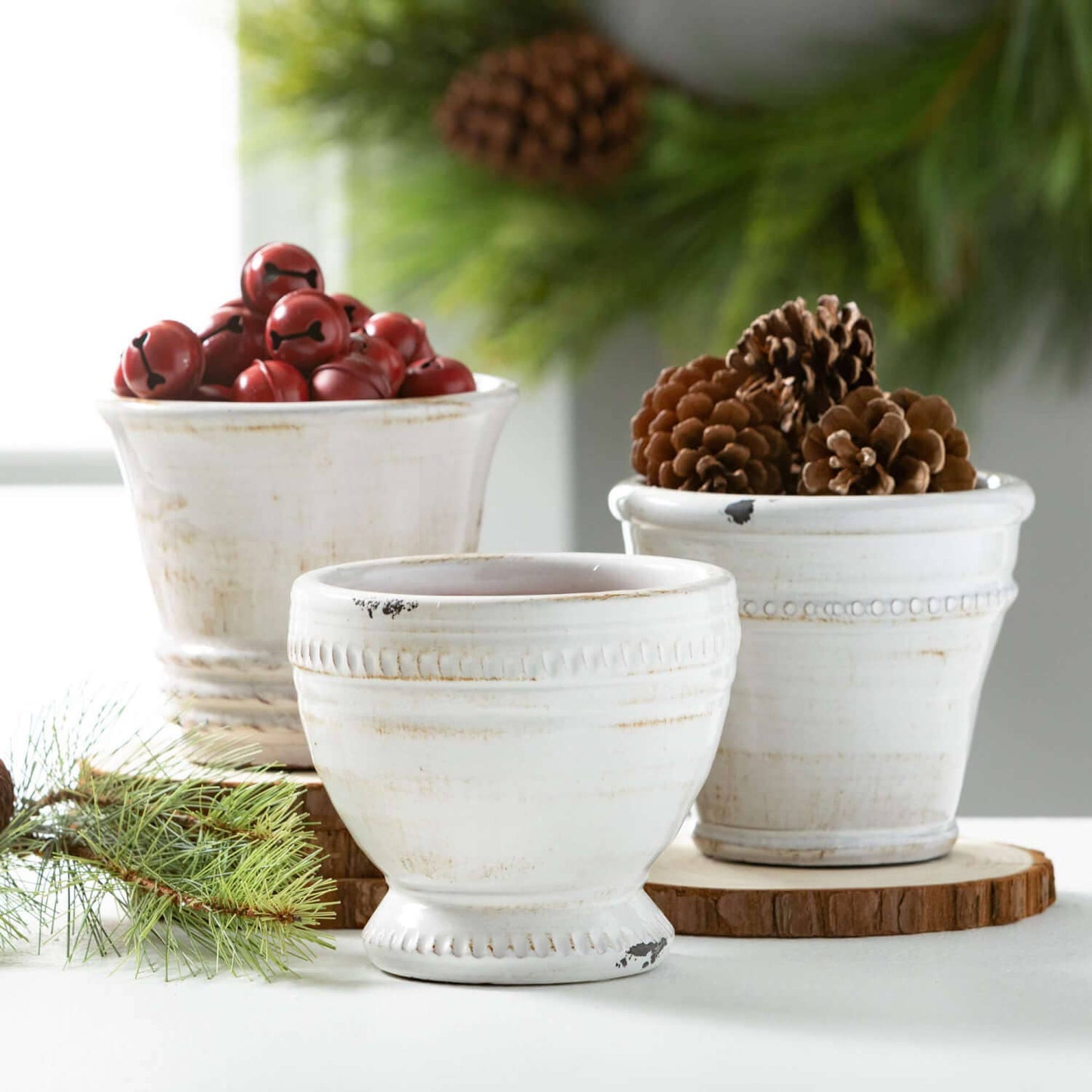 GLAZED CERAMIC POT