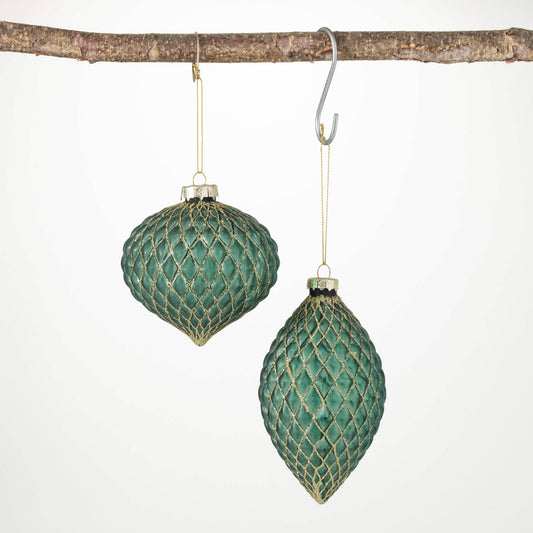 MOLDED GLASS ORNAMENT