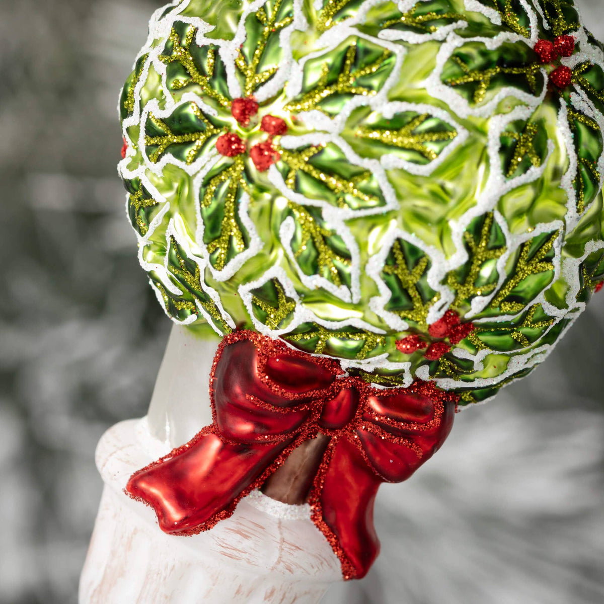 Holly Topiary Ornament