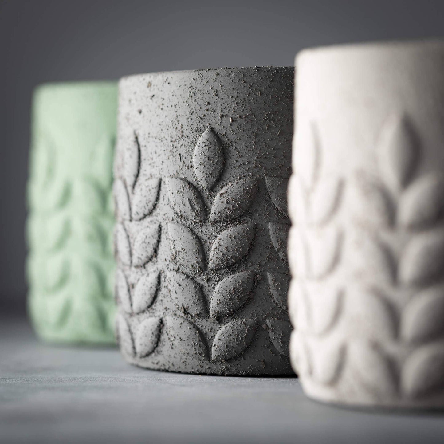 MODERN LEAF NEUTRAL TONED POTS