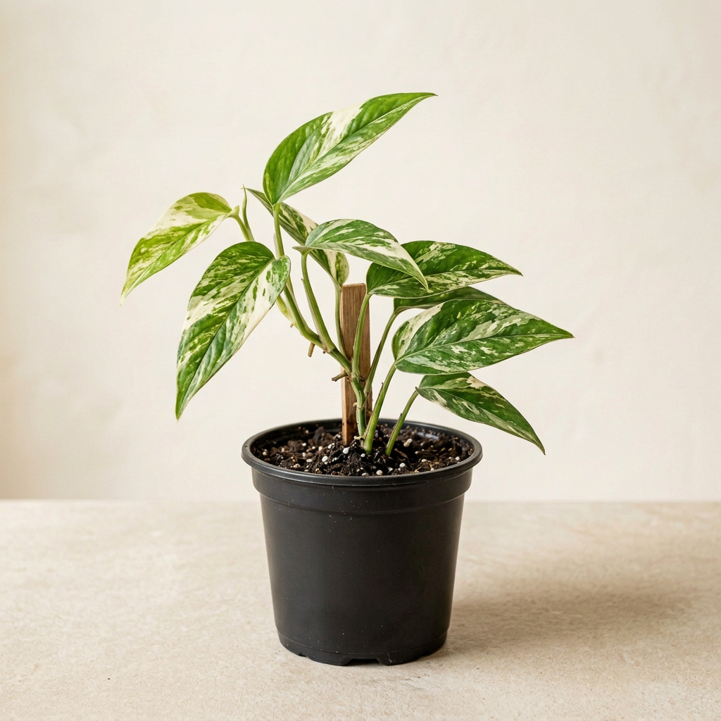 Rare Pothos 'Albo Variegata' - 4 inch.