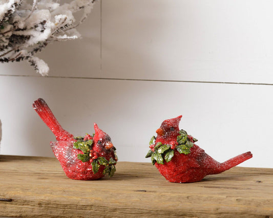 Seasonal Cardinals - Glittered