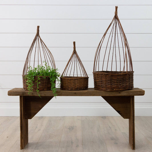 Large Willow Obelisk Planter